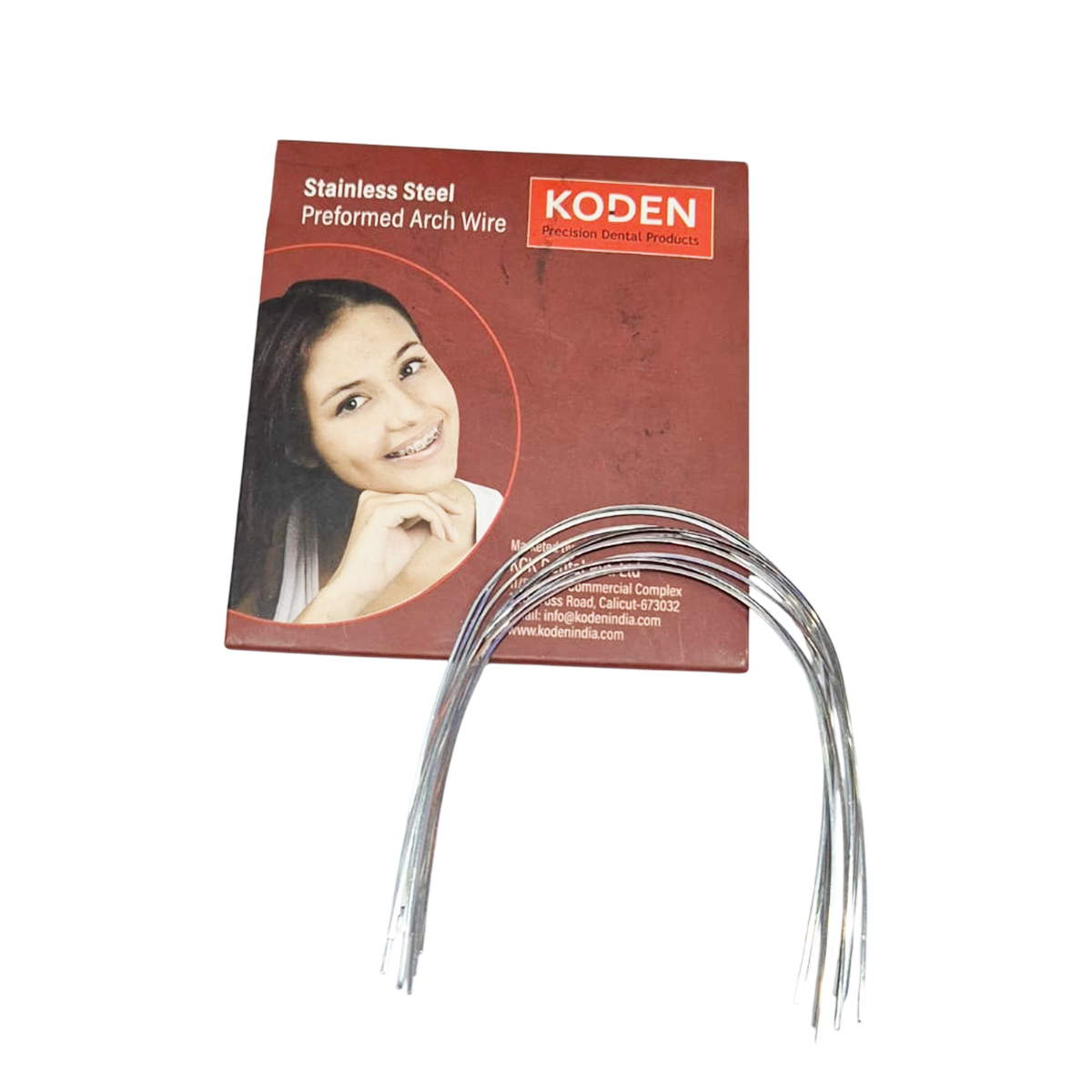 Koden Stainless Steel Archwires - Rectangular Upper 0.016 x 0.022 (Pack of 10)