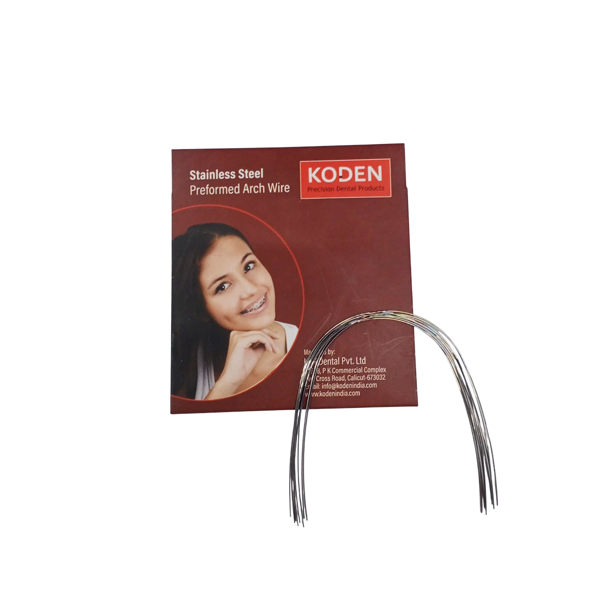 Koden Stainless Steel Archwires - Round Lower 0.014 (Pack of 10)