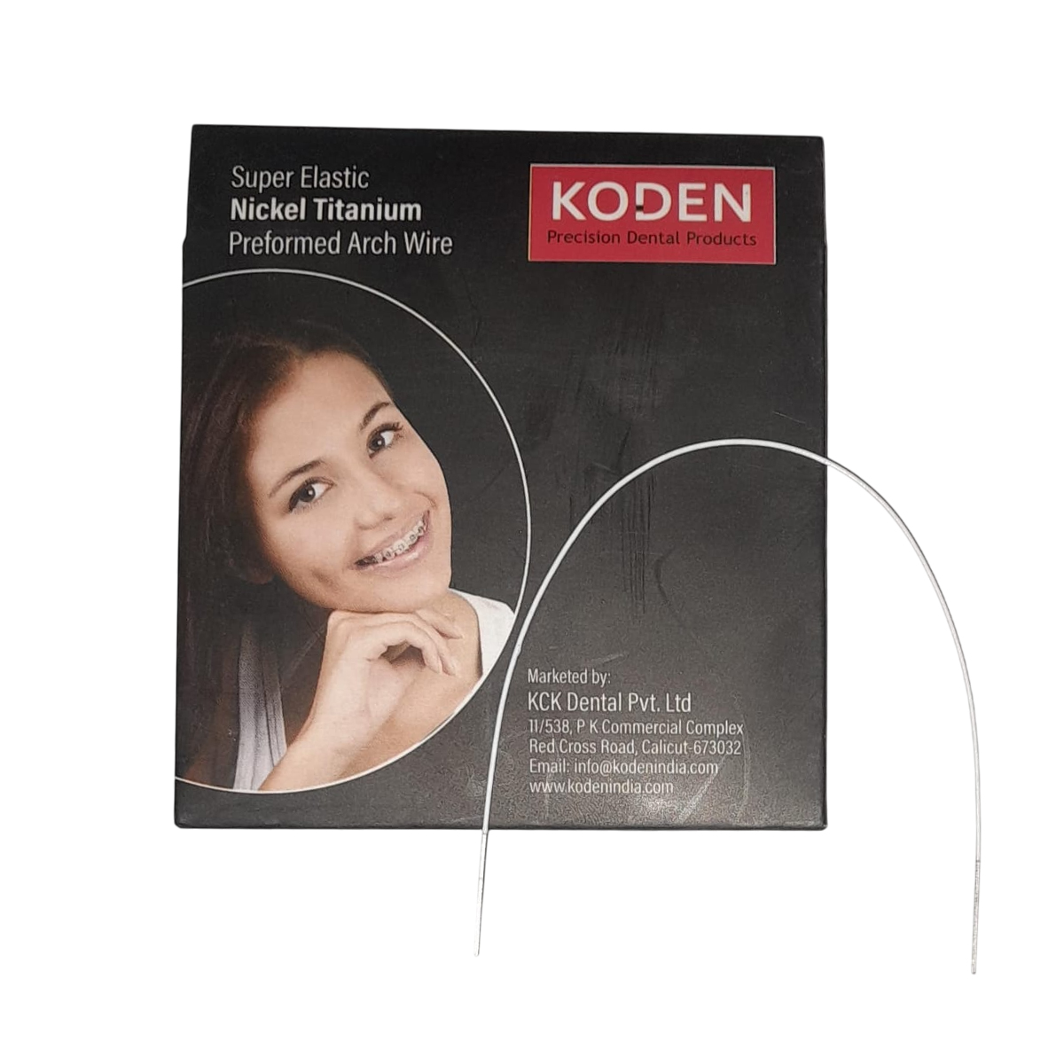 Koden Superelastic Ceramic Coated NiTi Archwires - Rectangular Lower 0.017 x 0.025 (Pack of 1)