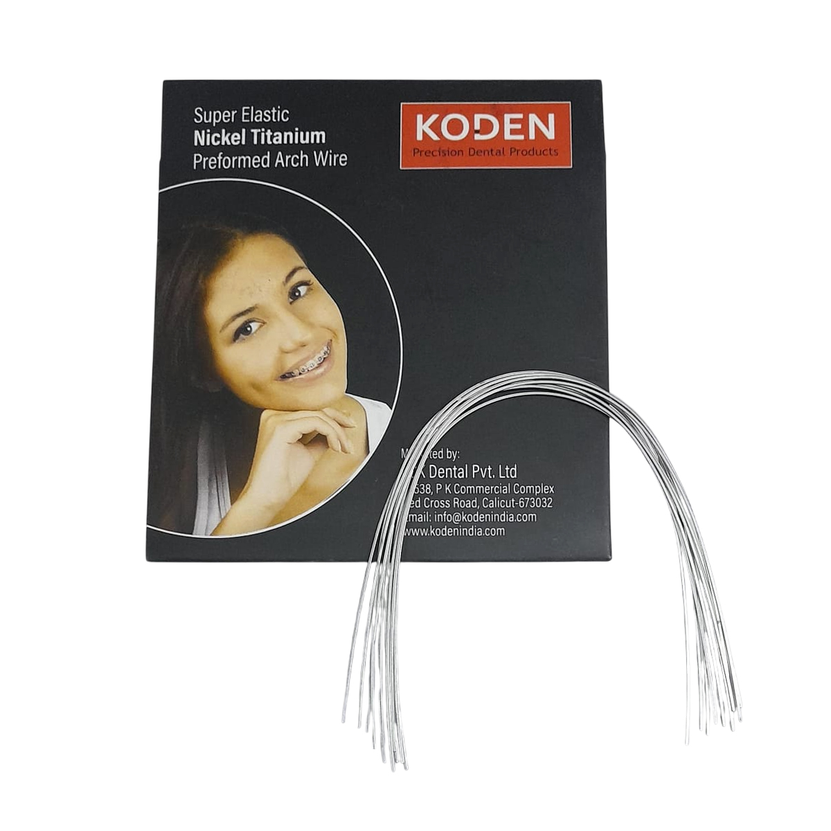 Koden Superelastic NiTi Archwires - Rectangular Lower 0.017 x 0.025 (Pack of 10)
