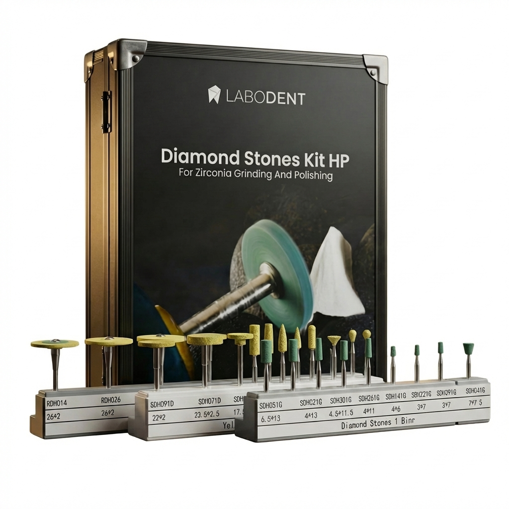 Labodent Diamond Stones Kit HP For Zirconia Grinding And Polishing (Kit of 70 Burs)