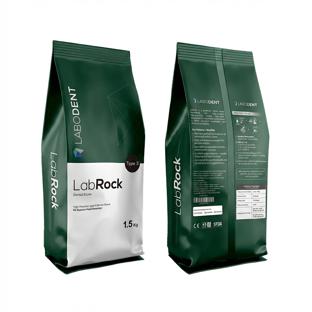 Labodent LabRock Dental Stone Type 3 Green - 1.5Kg