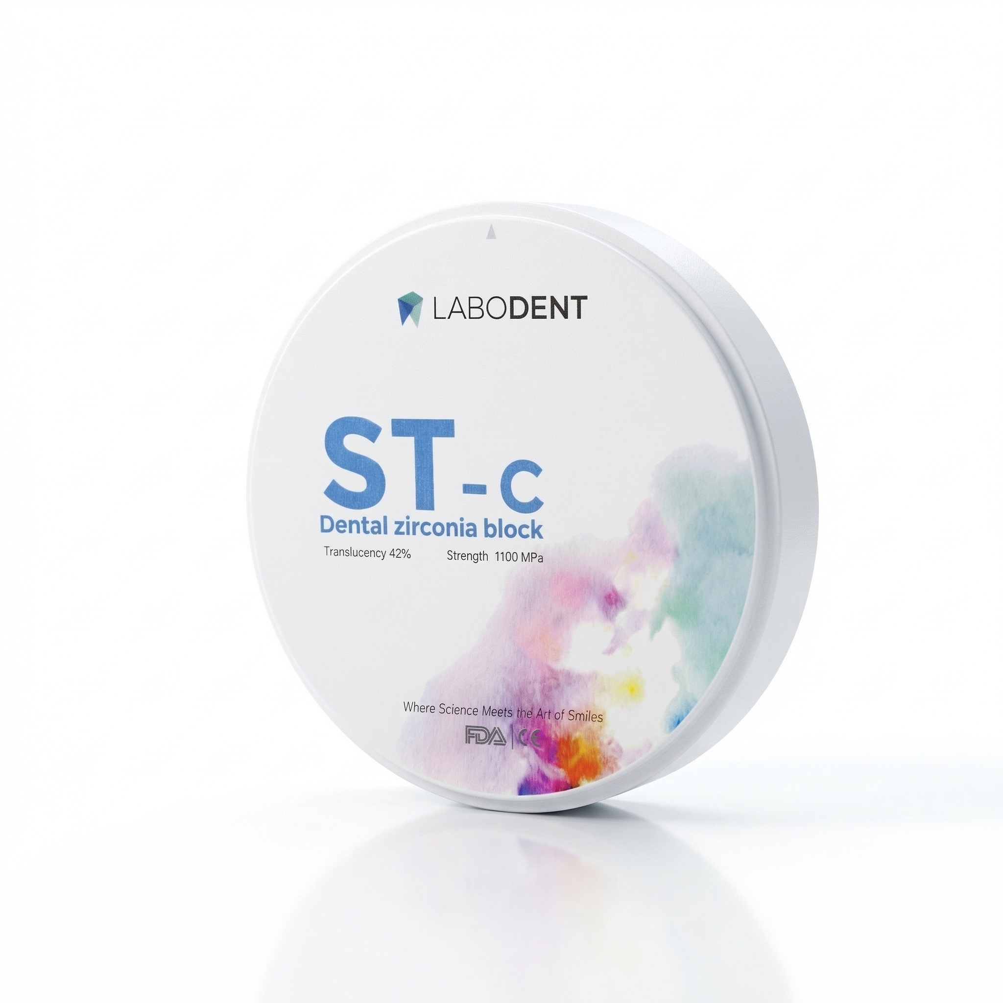 Labodent Zirconia Ceramic Blank ST-C | A3 Shade | 18mm | Pre-Shaded CAD/CAM Disc