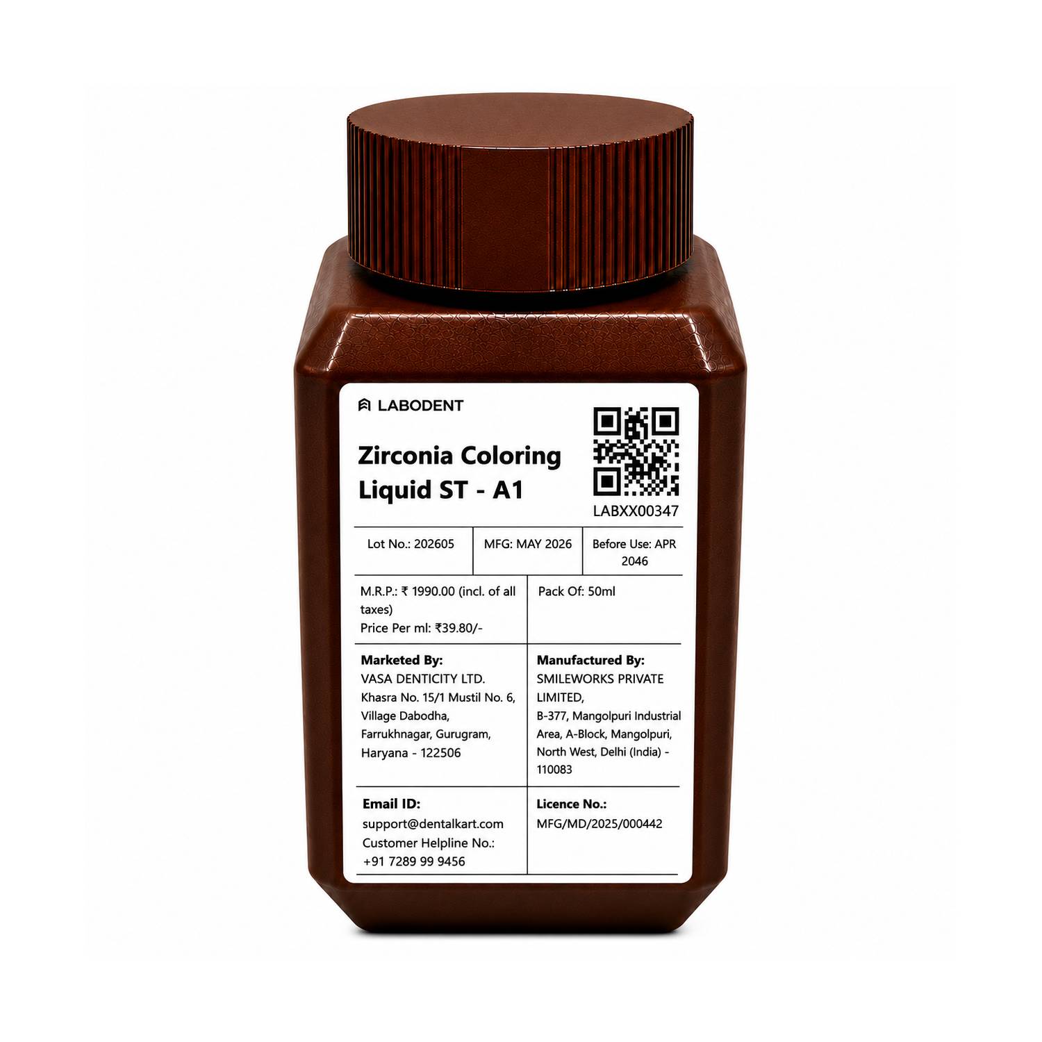 Labodent Zirconia Dentin Coloring Liquid ST 50ml-A1 Shade