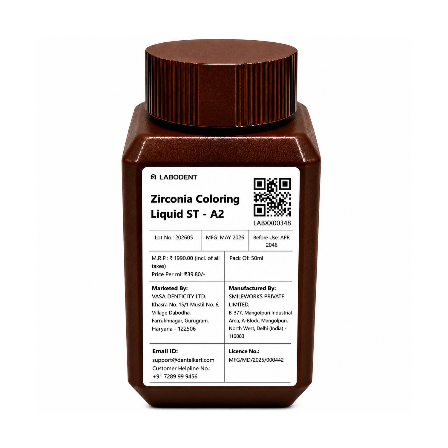 Labodent Zirconia Dentin Coloring Liquid ST 50ml-A2 Shade