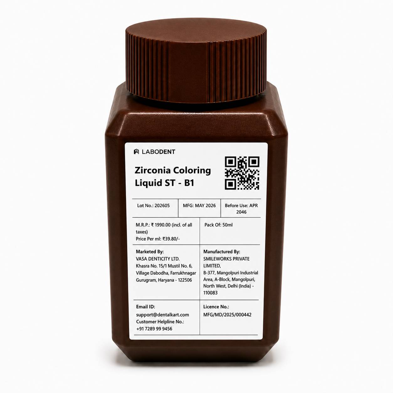 Labodent Zirconia Dentin Coloring Liquid ST 50ml-B1 Shade