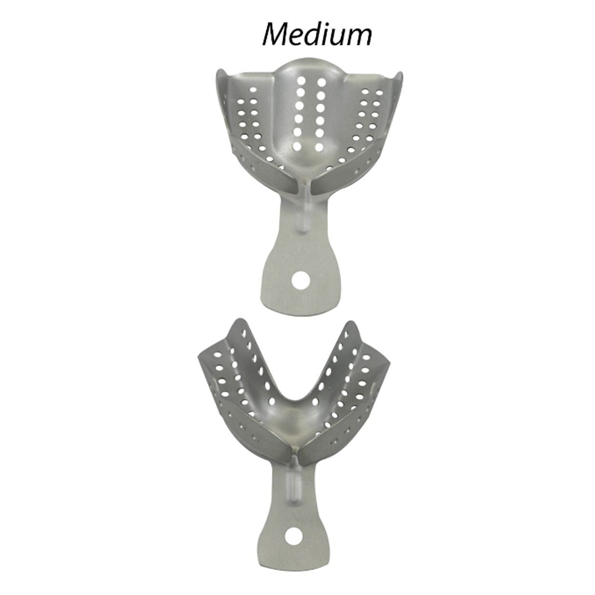 LD SS Perforated Impression Tray Medium Pair - LD-TRSPM