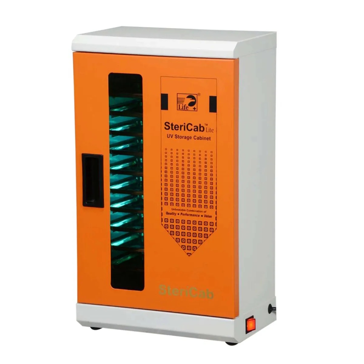 Life SteriCab UV Cabinet with 12 Trays Storage Option - Orange