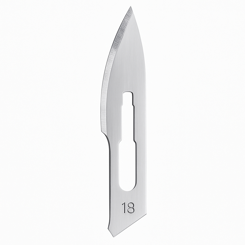 LifeShield Sterile BP Surgical Blade Size #18 (Pack of 100)