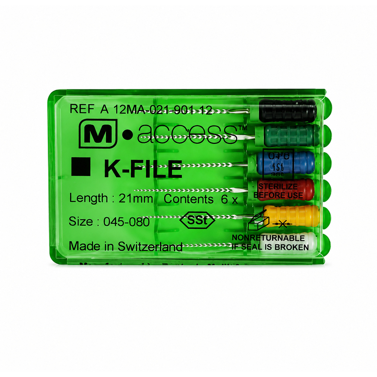 Dentsply M-Access K-File 21mm # 45-80