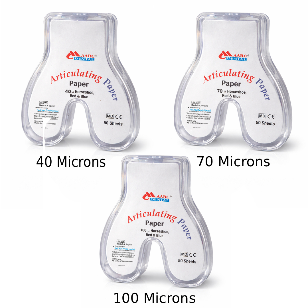 Maarc Articulating Paper Horseshoe Shaped - Blue & Red (Pack of 50 sheets)