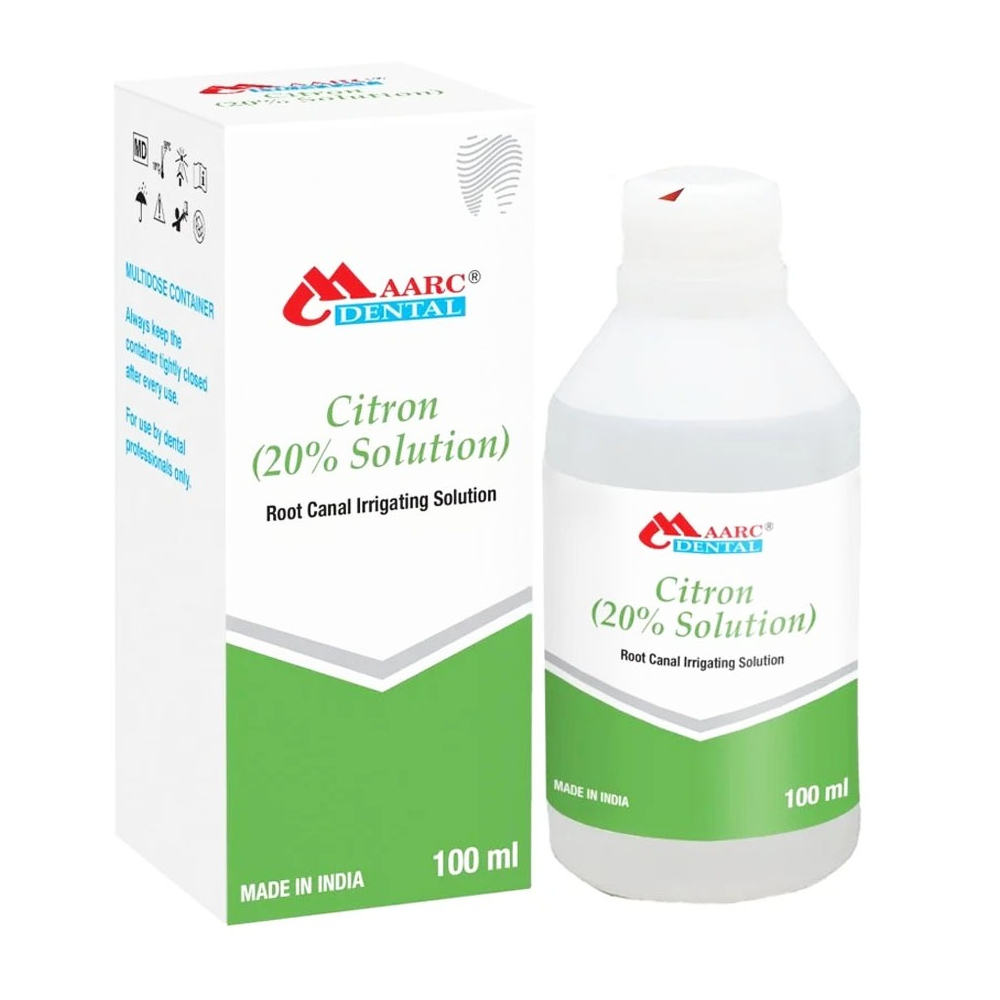Maarc Citron 20% Citric Acid Solution For Root Canal Irrigation (100 ml) (3022/100)