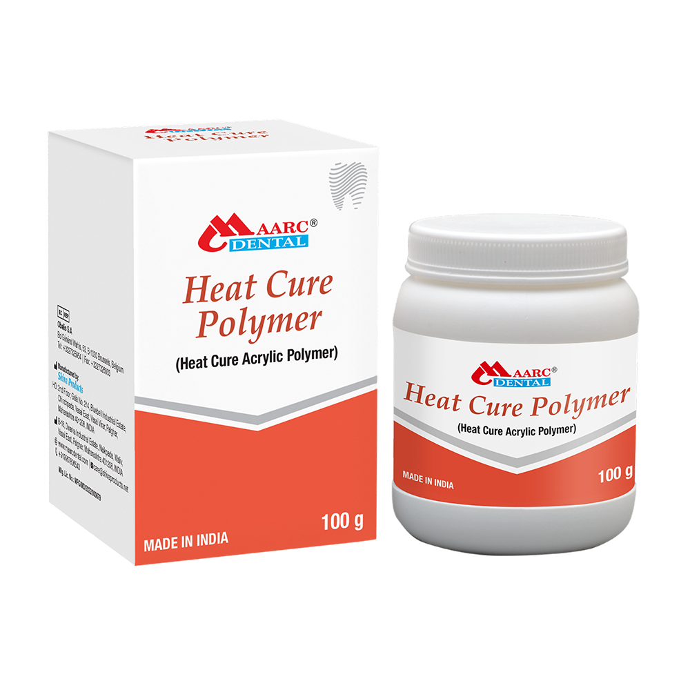 Maarc Heat Cure Powder 100gm - Dark Veined (6004/100)