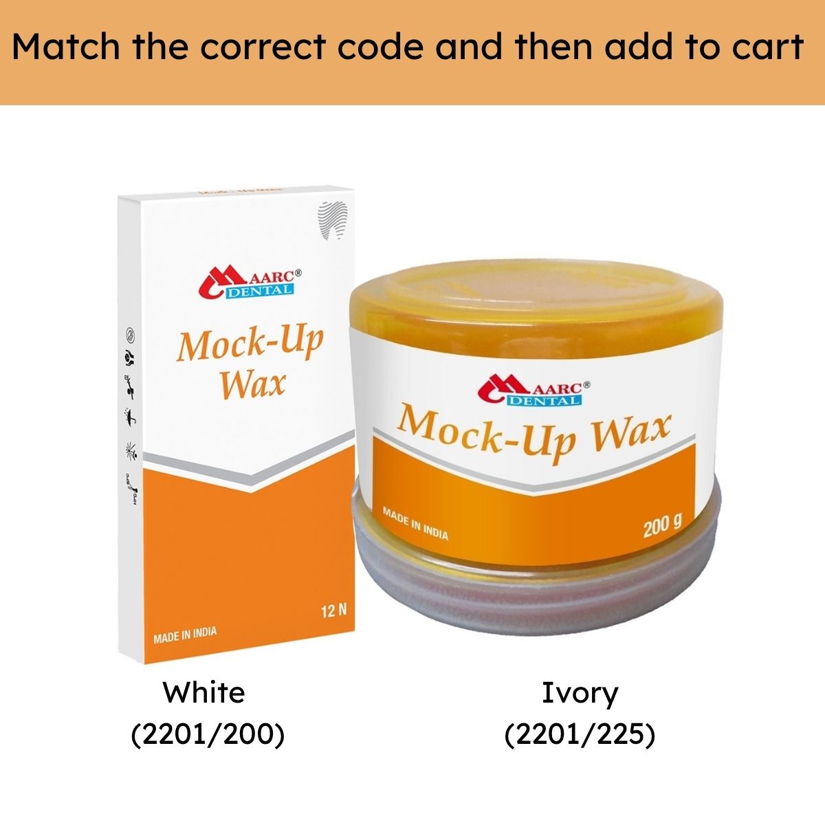 Maarc Mock - Up Wax