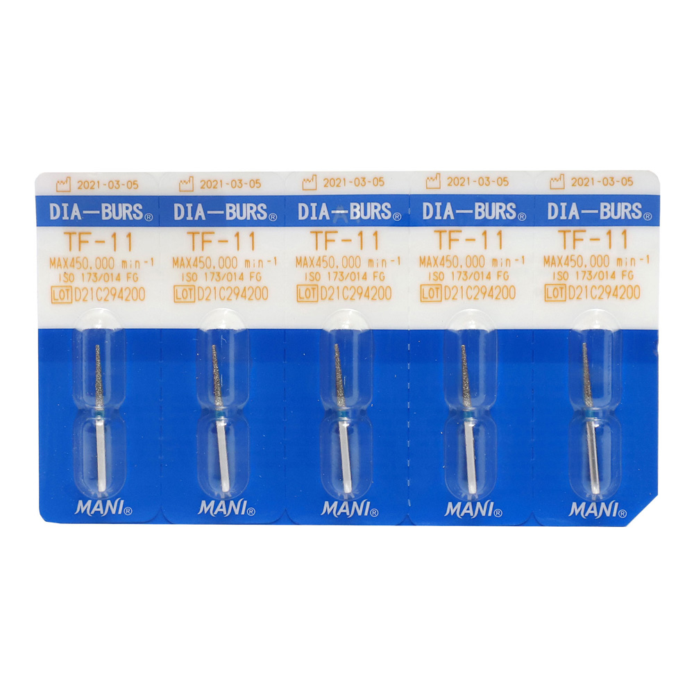 Mani Diamond Airotor Bur - Tf-11 (Pack of 5)