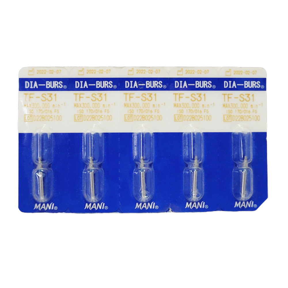 Mani Diamond Airotor Bur - Tf-S31 (Pack of 5)