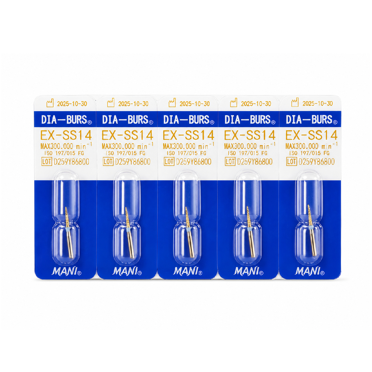 Mani Diamond Airotor Burs - Ex-SS14