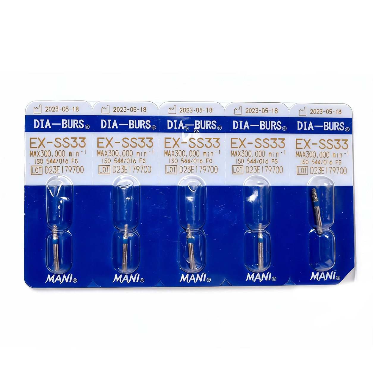 Mani Diamond Airotor Burs - Ex-Ss33