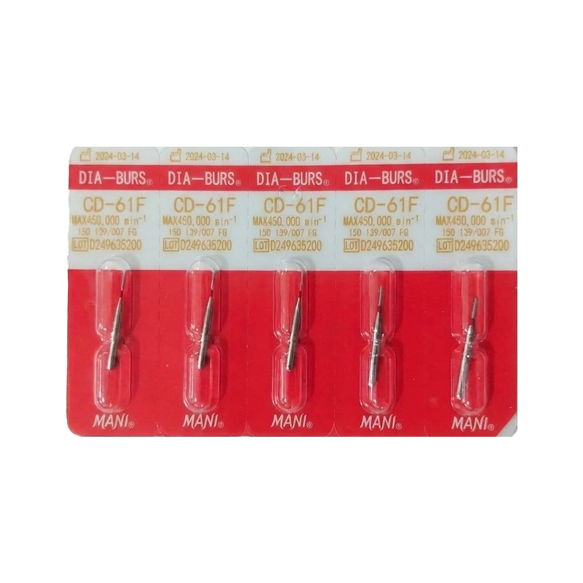 Mani Diamond Bur - Cd-61F