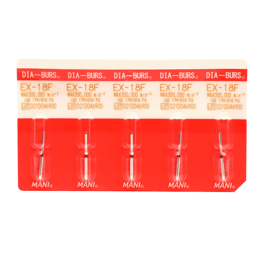 Mani Diamond Airotor Burs - Ex-18f
