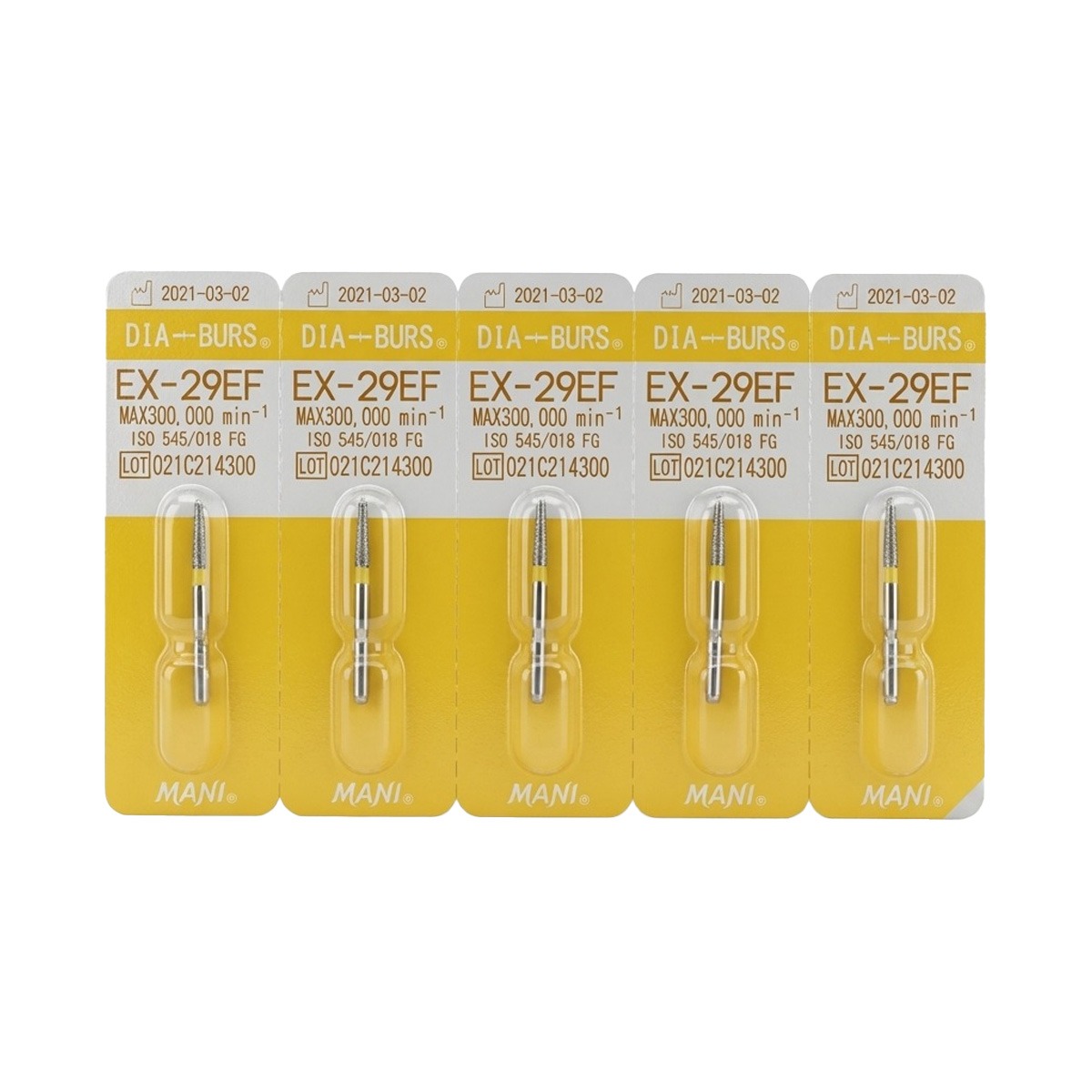 Mani Diamond Airotor Burs - Ex-29Ef