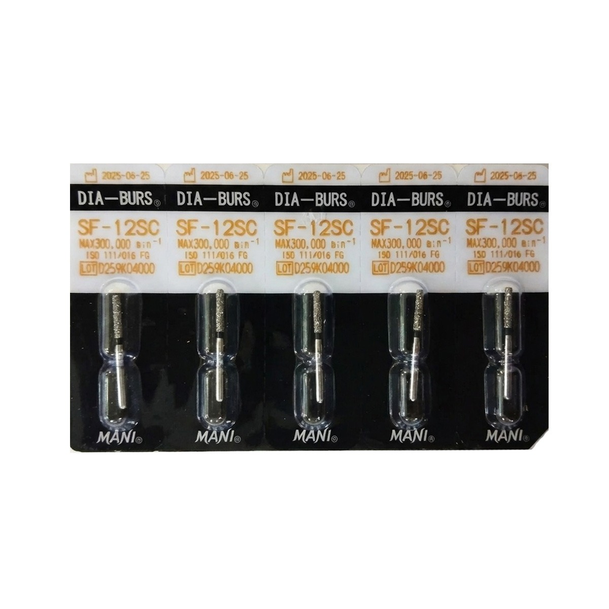 Mani Diamond Airotor Burs - SF - 12SC