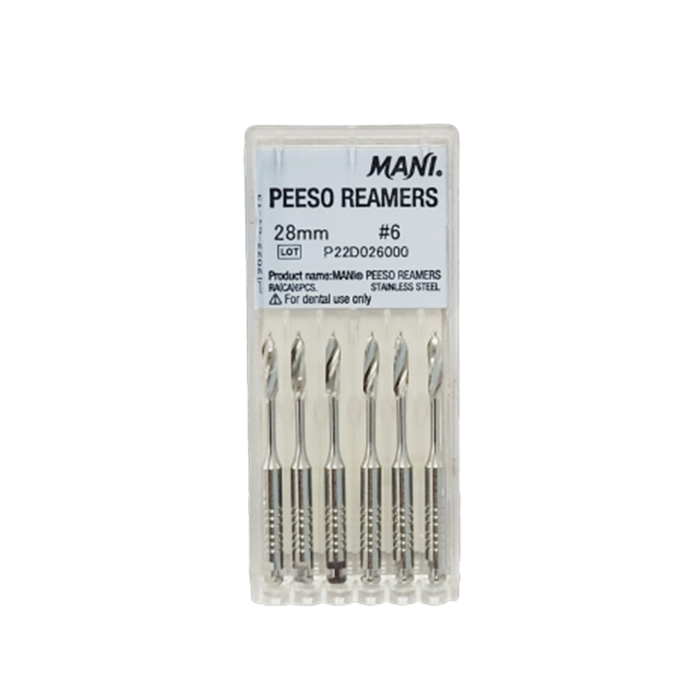 Mani Peeso Reamers 28mm #6 (Pack of 6)