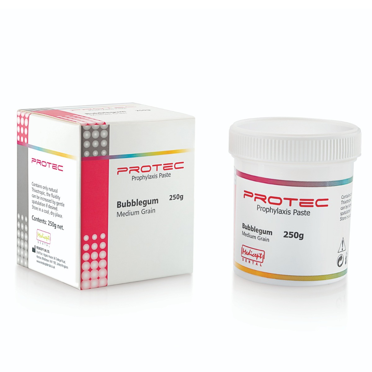 Medicept Dental Protec Prophylaxis Paste- Bubble Gum Medium 250G