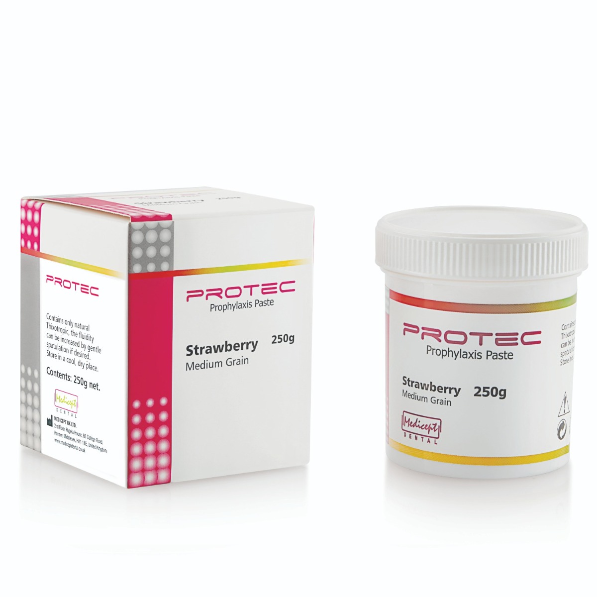 Medicept Dental Protec Prophylaxis Paste- Strawberry Medium 250G