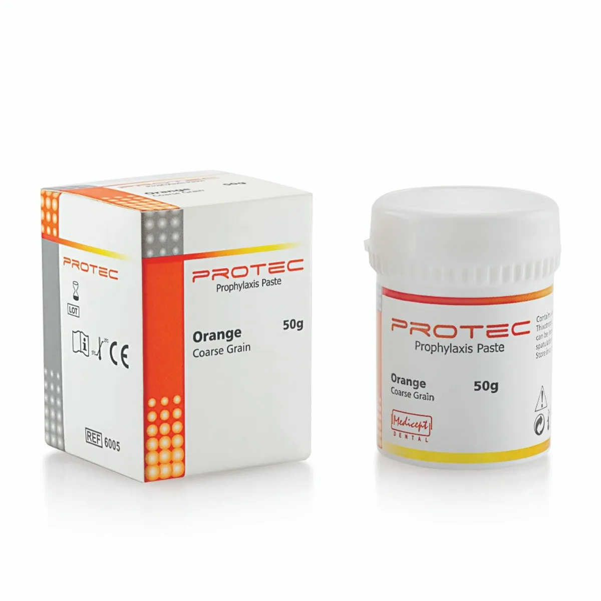 Medicept Dental Protec Prophylaxis Paste - Orange Coarse 50G