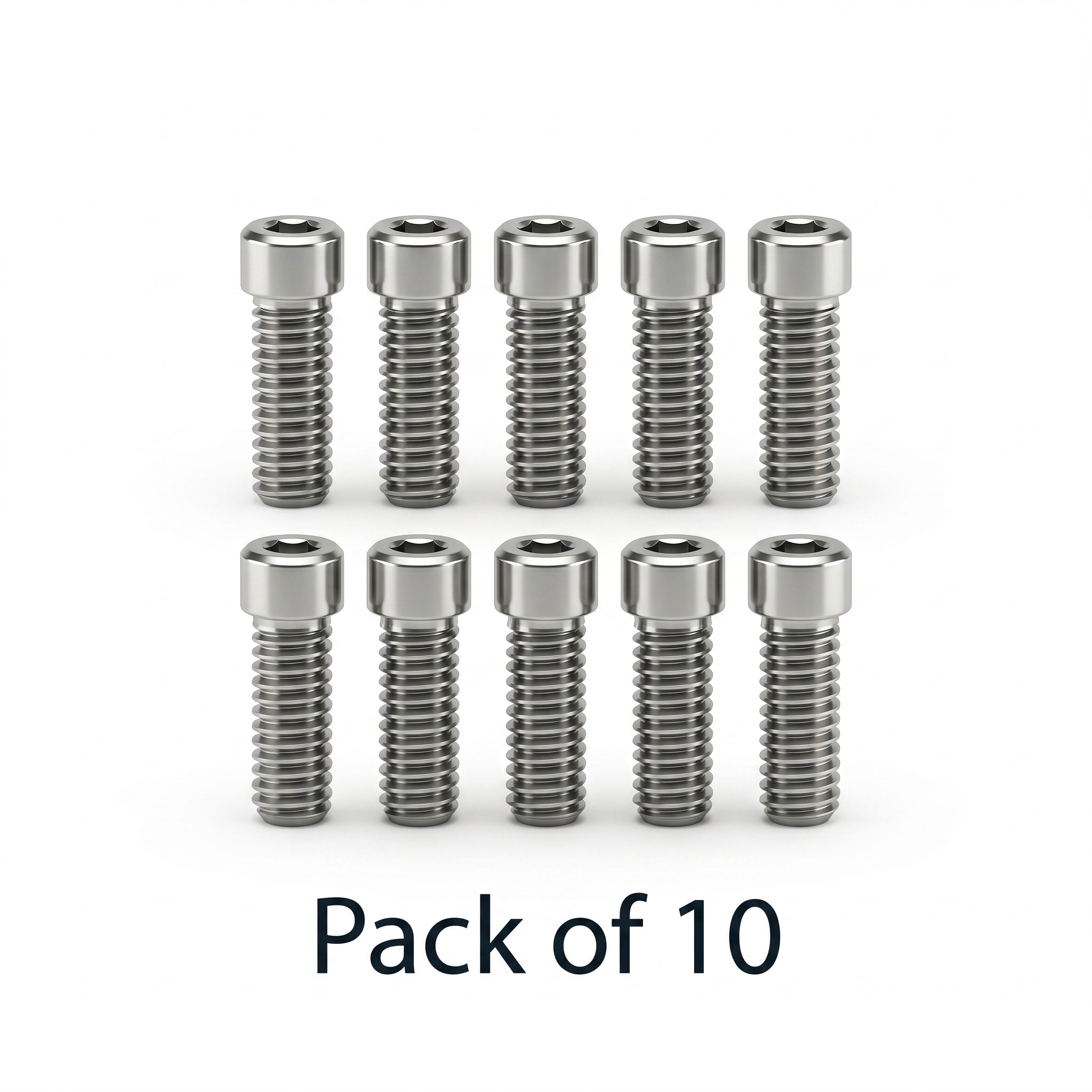 Mediden Dentium Implant Compatible Multi Unit Titanium Abutment Screw (DMUS) (Pack of 10)