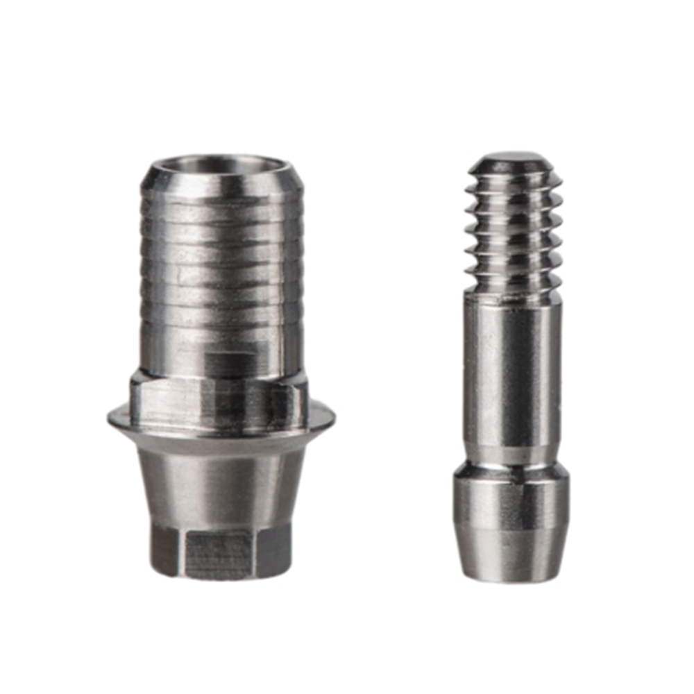 Mediden Dentium SuperLine Compatible Titanium Ti-base Abutment With Screw 4mm - Hex (TB-H-23)