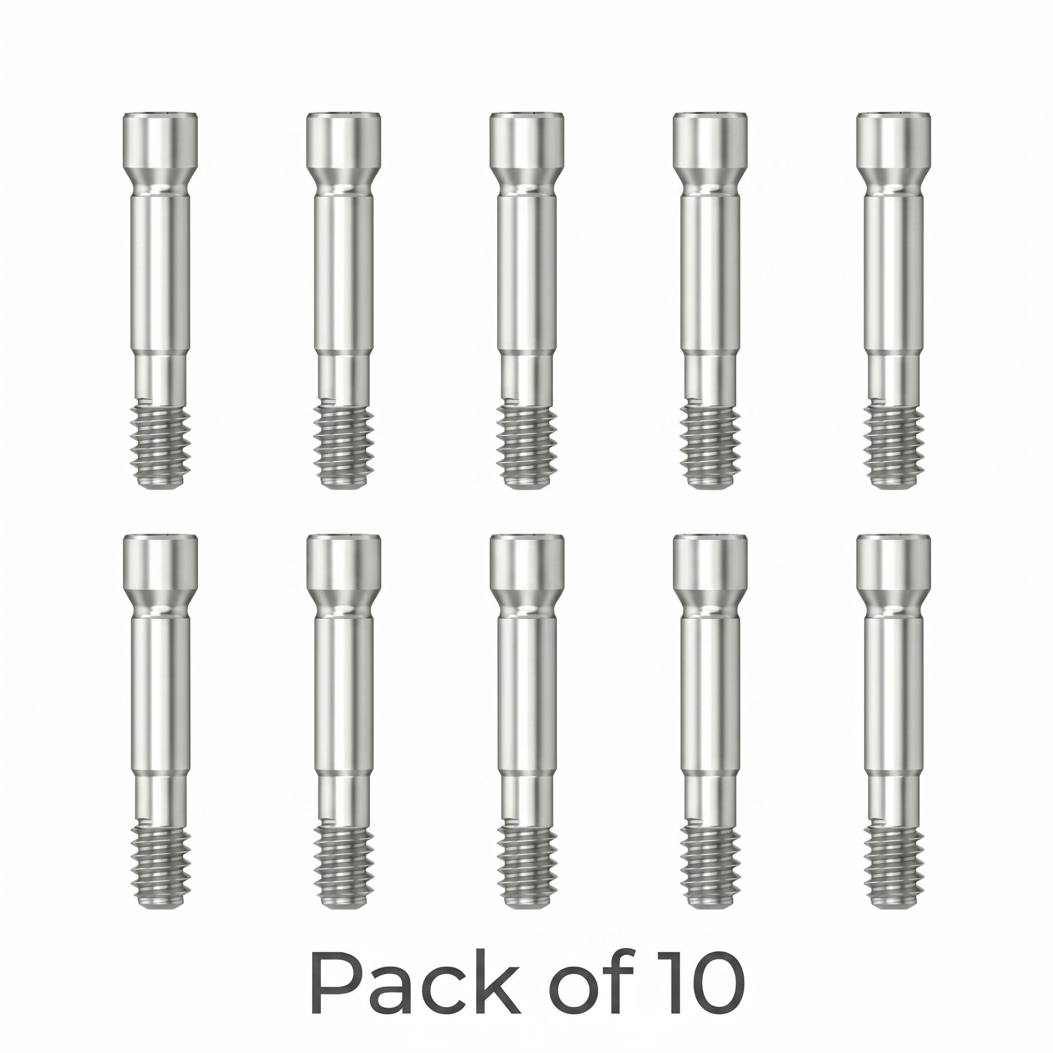 Mediden Neodent GM Compatible Titanium Abutment Screw (S-147-1) (Pack of 10)