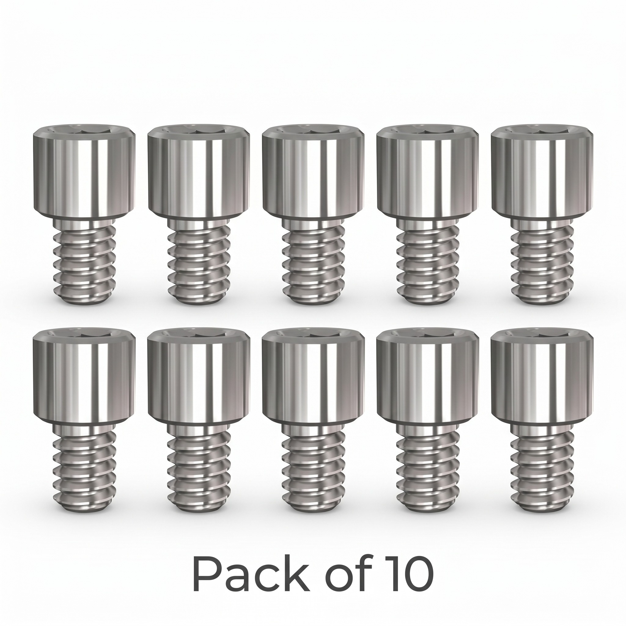 Mediden Neodent Implant Compatible Multi Unit Titanium Abutment Screw (NGMUS) (Pack of 10)