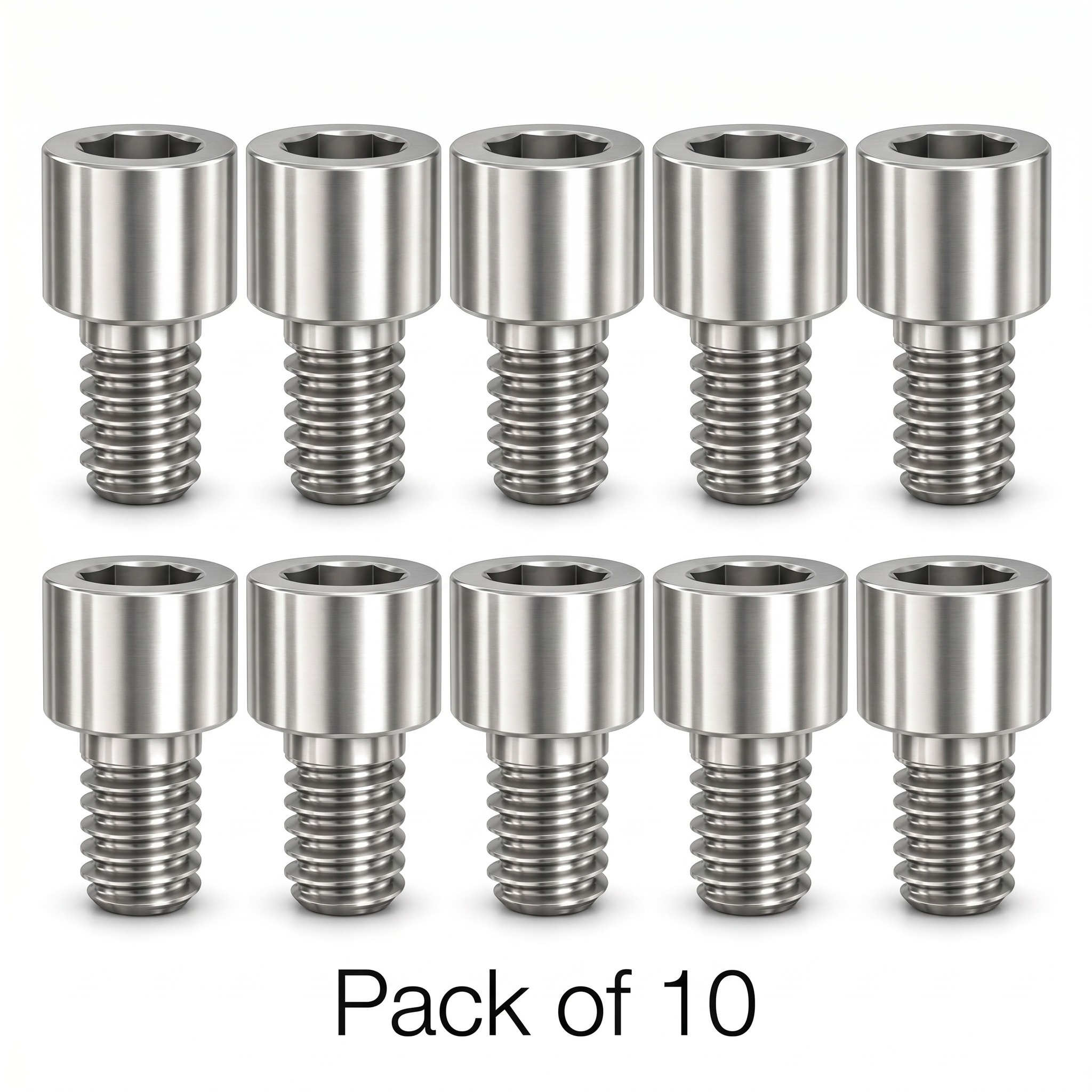 Mediden Nobel Biocare Implant Compatible Multi Unit Titanium Abutment Screw (NBMUS) (Pack of 10)