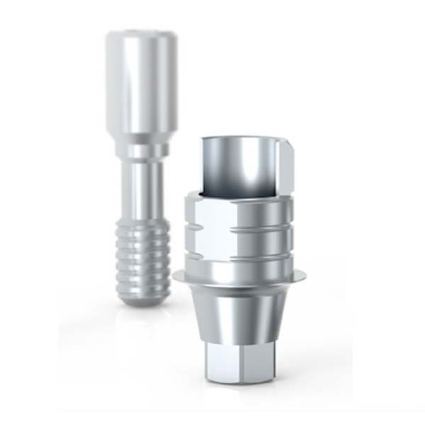 Mediden Nobel Biocare Active NP Compatible Titanium Ti-base Abutment With Screw 4mm - Hex (TB-H-46)