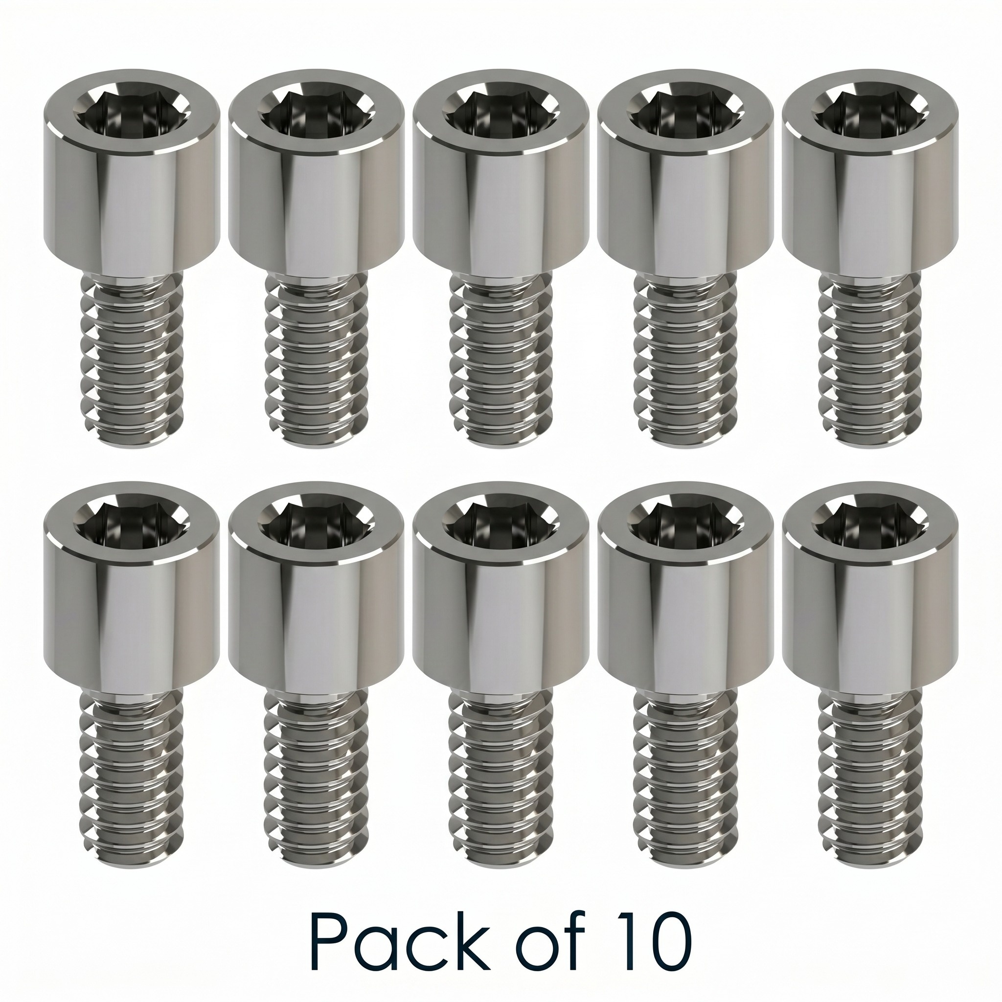 Mediden Noris Implant Compatible Multi Unit Titanium Abutment Screw (NMUS) (Pack of 10)