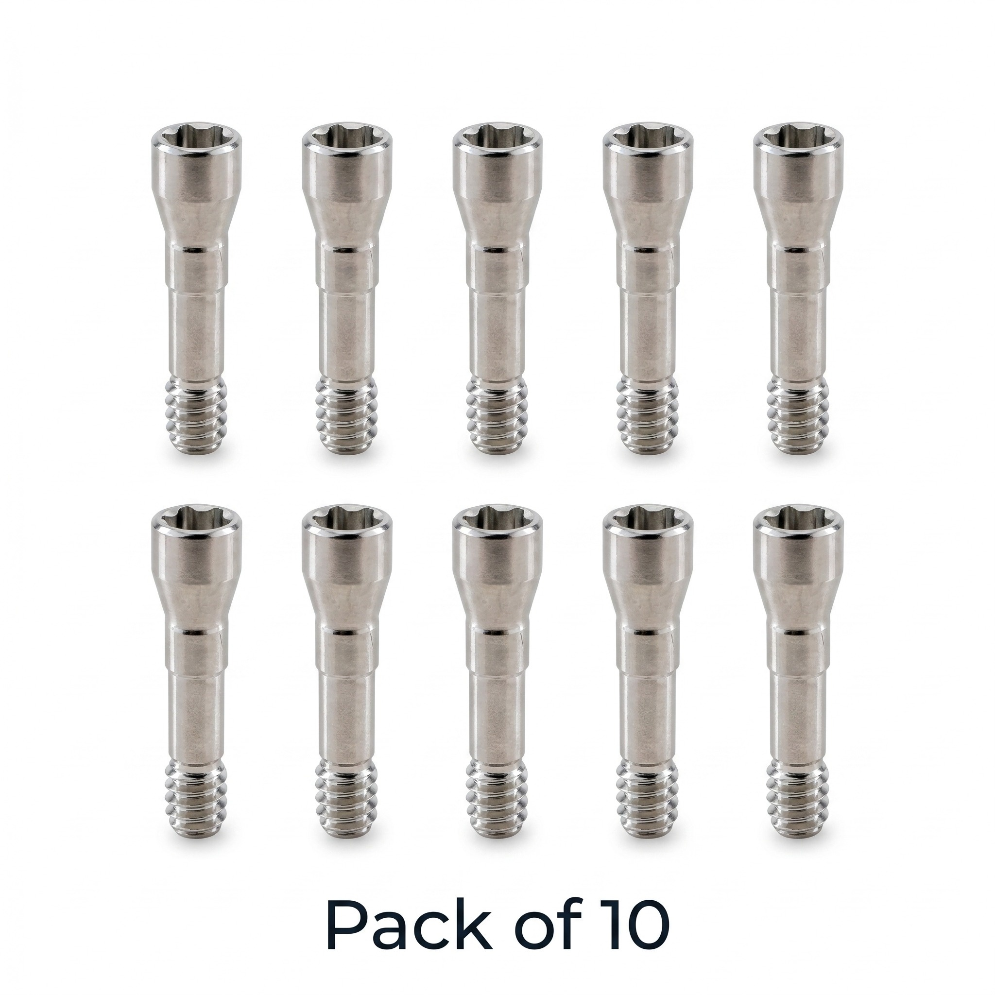 Mediden Straumann Bone Level NC Compatible Titanium Abutment Screw (S-63) (Pack of 10)