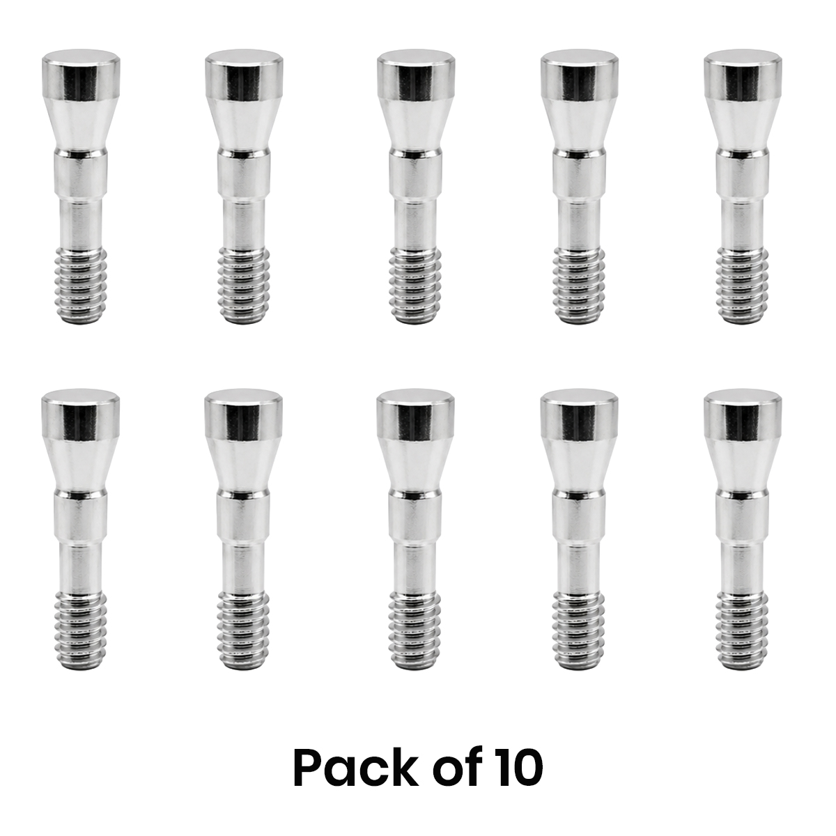 Mediden Straumann Bone Level RC Compatible Titanium Abutment Screw (S-64) (Pack of 10)