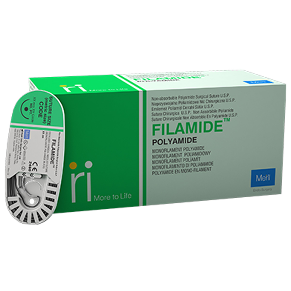 Meril Filamide #5-0 Polyamide Suture
