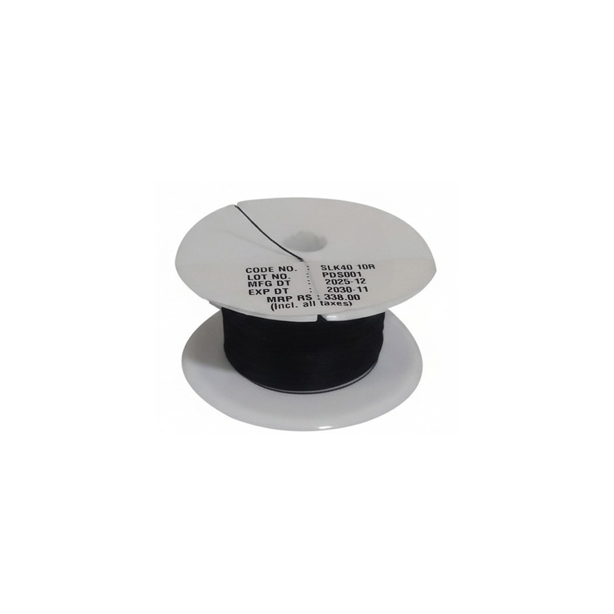 Meril Filasilk Black Braided Silk Suture Reel #4-0 (SLK40 10R) - 10Mtr