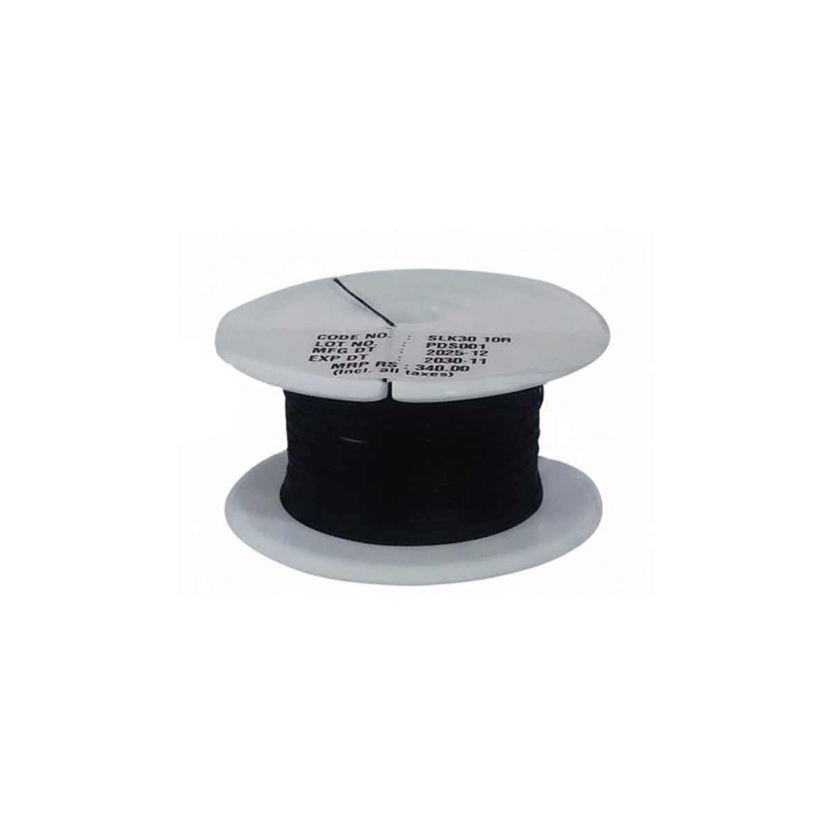 Meril Filasilk Black Braided Silk Suture Reel #3-0 (SLK30 10R) - 10Mtr (Pack of 1)