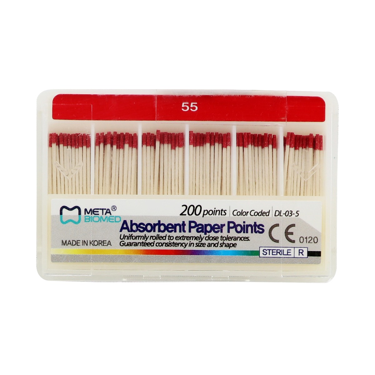 Meta Absorbent Paper Points - 2% #55