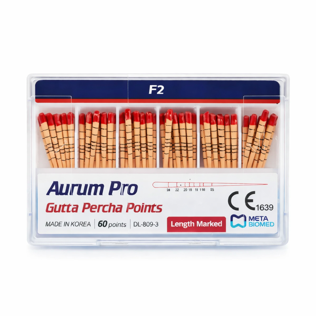 Meta Gutta Percha Points - Length Marked Protaper #F2