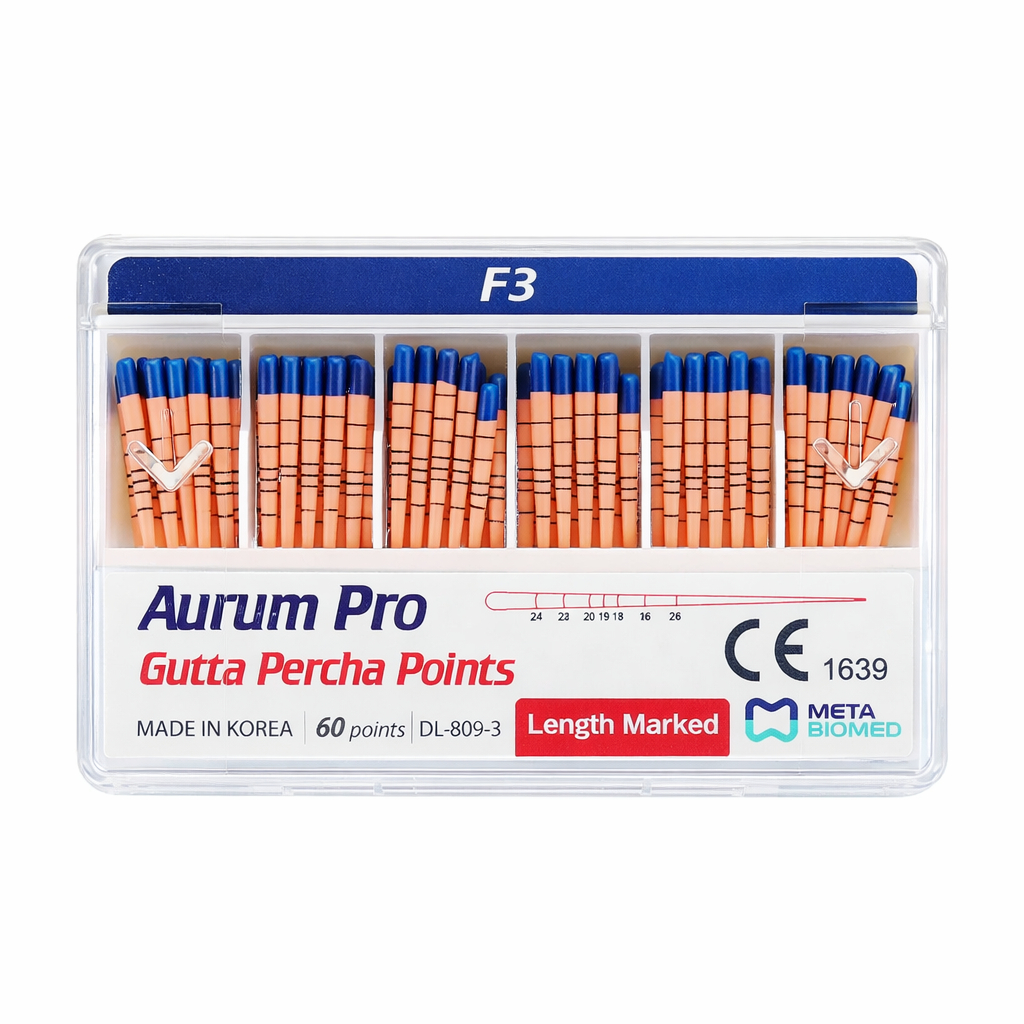 Meta Gutta Percha Points - Length Marked Protaper # F3