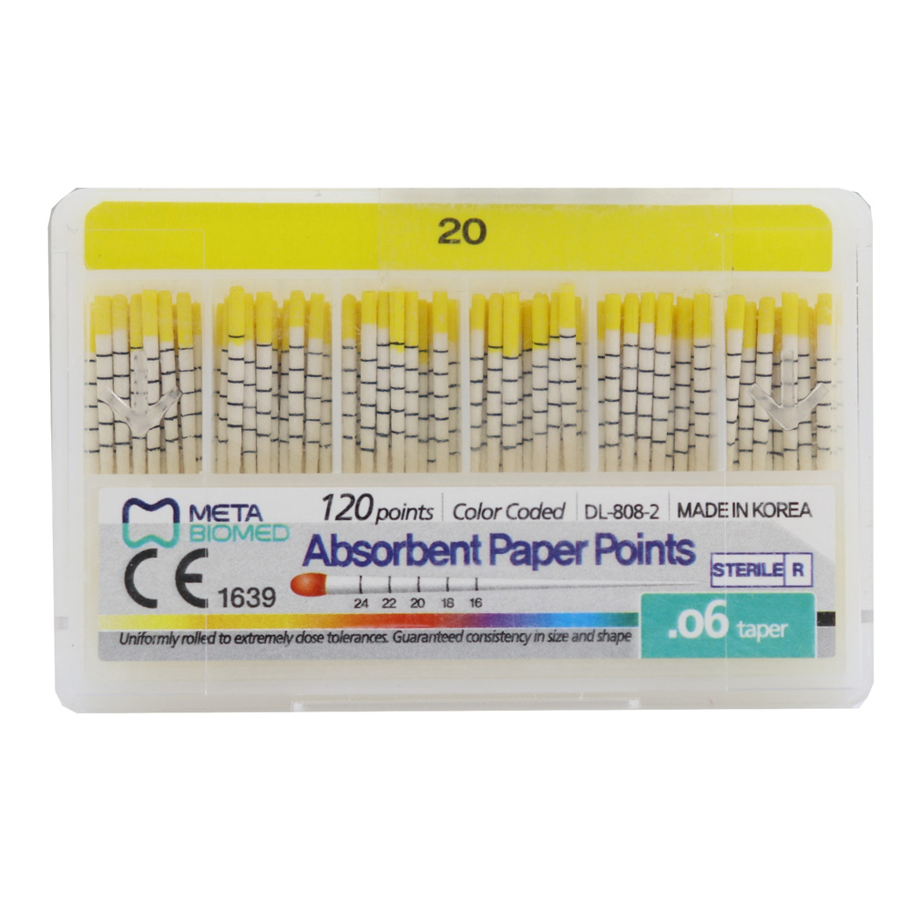 Meta Absorbent Paper Point - 6% #20