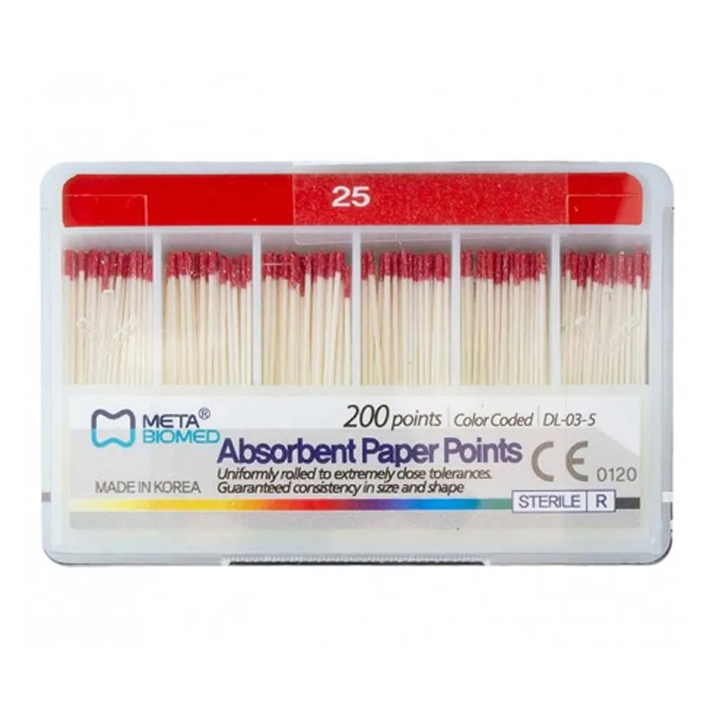 Meta Absorbent Paper Points - 2% #25