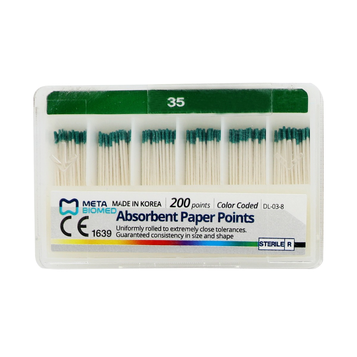 Meta Absorbent Paper Points - 2% #35