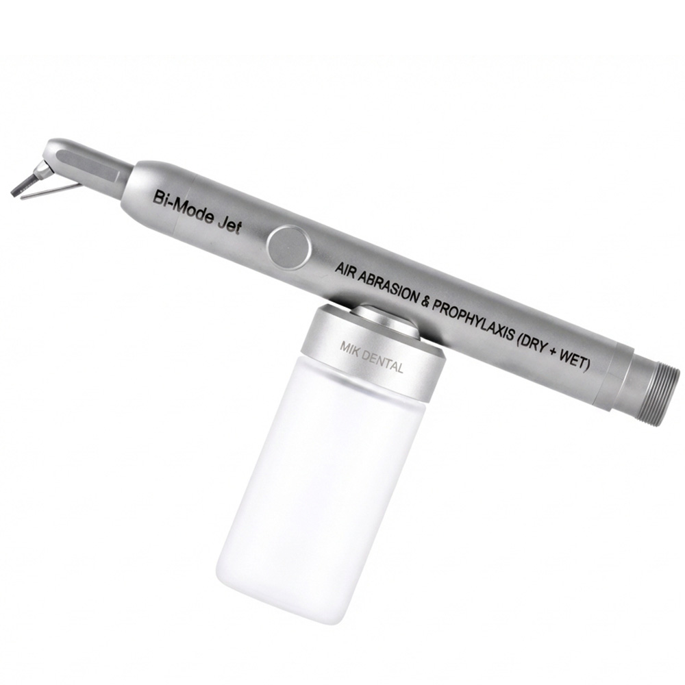MIK Bi-Mode Jet Dry+Wet Air Abrasion & Prophylaxis Handpiece