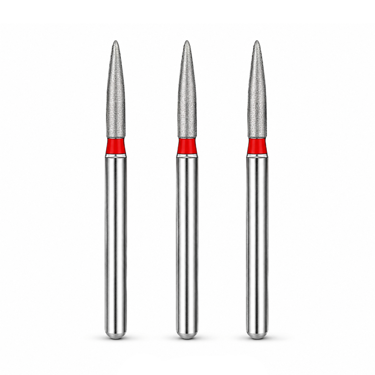 NewDiamond Flame Ogival Diamond Bur FO-21F (Pack Of 3)